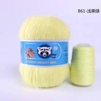 Пух норки RONGXIANGYUAN 861 95% пух норки 5% ПА 50 гр/350 м